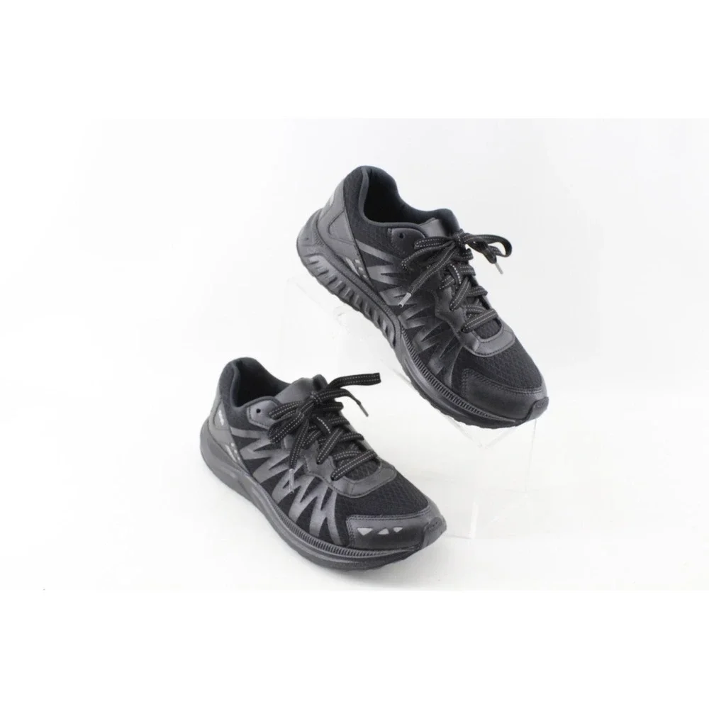 SAS Mission One-M Black Lace Up Sneakers Athletic Running Shoes Vibram Men's 7 B